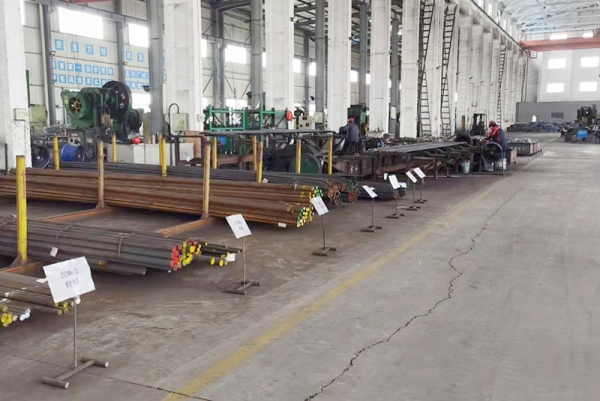 Railway platen production workshop